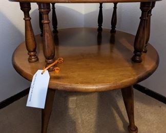 Mersman 8618 Two Tier Round Table