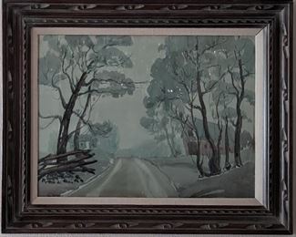 M W MacDonald Watercolor Landscape