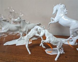 Kaiser Germany White Bisque Stalion Rearing      SOLD                     Kaiser Germany White Bisque Wild Horses                                  Kaiser Germany Matte White Bisque Sheep