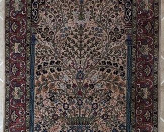 Arabian Carpet #1 Tree of Life 47 X 74