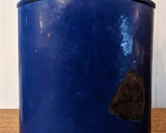 1908 WWI Blue Enamel Military Canteen