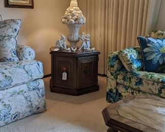 MCM Coffee Table and Side Table with Storage - Set 