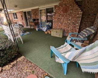 Patio Furniture                                                                                            Various Blankets                                                                                          
