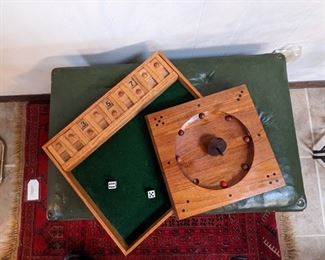 MCM Skjøde Skiern Denmark Roulette Board Game                  MCM Board Game Hand Crafted by Tom Colbert