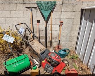 Lawn Mower and Other Garden Tools