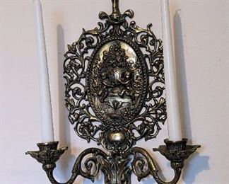 Vintage Victorian Style Wall Sconce - Pair