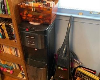 Carpet cleaner, new stainless water cooler / warmer dispenser with under mount jug