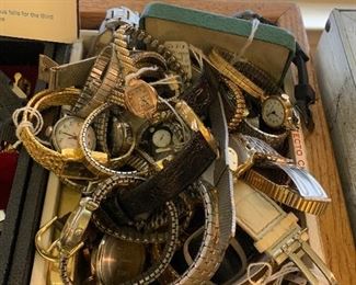 Piles of watches 