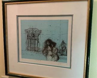 Jean Carzou signed and numbered art