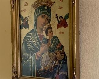 Vintage religious- Our lady of perpetual help