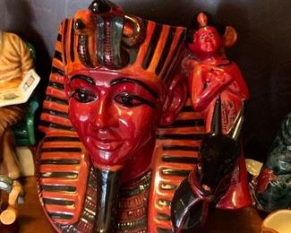 Royal Daulton Flambe Pharaoh 