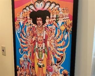 Mid century Hendrix poster