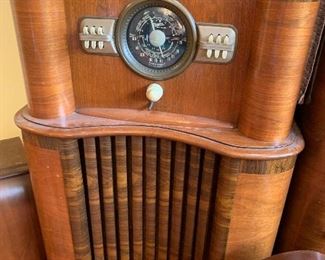 Zenith tube radio. We listened to this one for a couple hours!