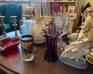 Jack in the pulpit face, glassware 