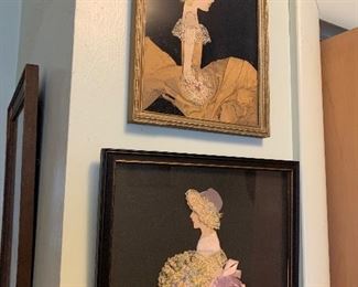 Art Deco silhouette art