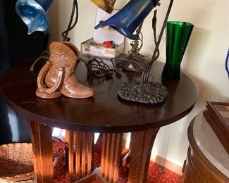 Antique goose neck lamps