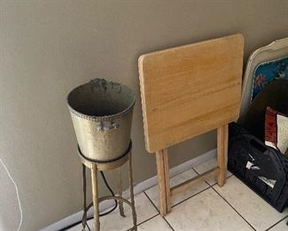 Champagne bucket and stand