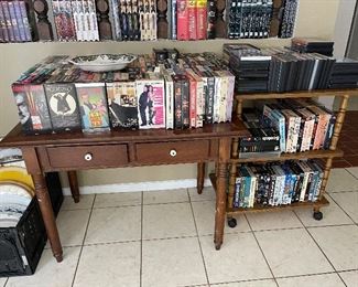 Antique tables, videos