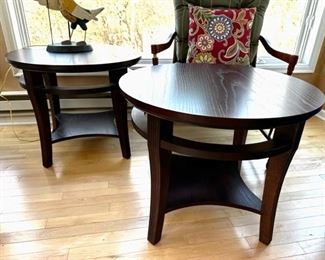 Two end tables by Riverside Furniture