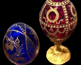 4a2 Faberge Glass Eggs