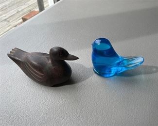 Blue bird is signed by Leo Ward 1991