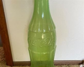 Giant Coke bottle bank