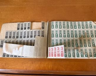 Lots of ration stamps left to buy things at our sale!