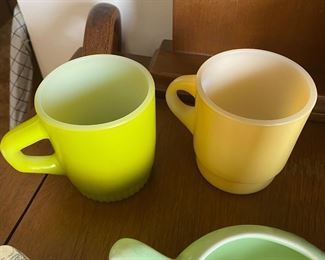 Fire king mugs