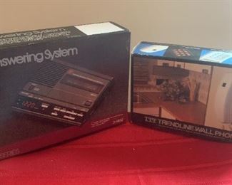 Answering Machine and Wallphone