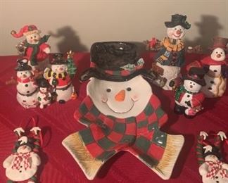 Snowman Cookie Tray