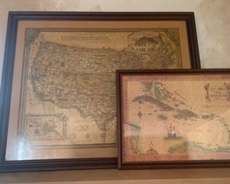 Framed Map