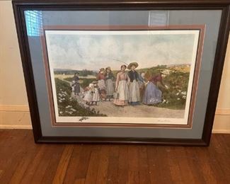 Berry Pickers Framed Print