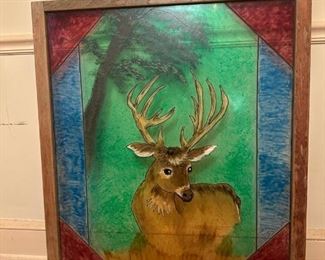 Deer Stained Glass