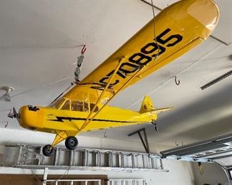 Finished PiperCub with a 7 foot wingspan. Remote control 