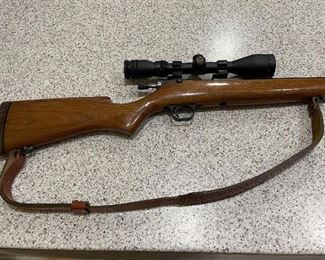 MK 85 by MML Inc .50 caliber black powder rifle with Simmons 3 - 10 x 44 scope. 