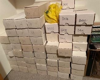 Thousands of sports cards