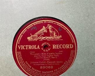 We have about 15 Victrola 78 rpm records that were recorded on one side only. These are pre-1918 dated.