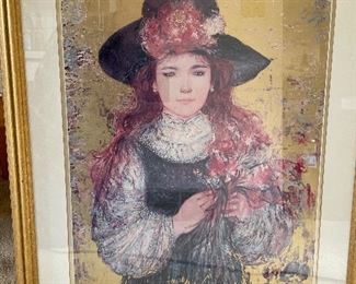 Amy by Edna Hibel 28 x 24