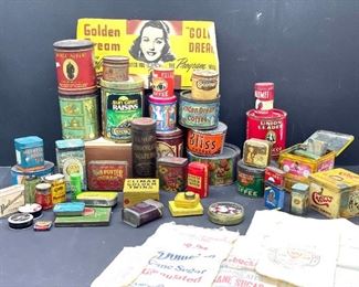 015 The Collectors Dream of Vintage Tins And Sacks