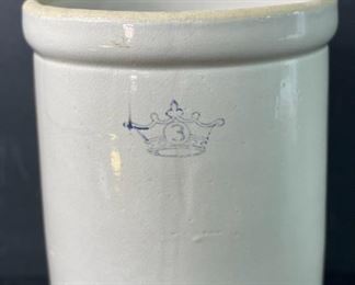 022 Gorgeous Antique 5 Gallon Crown Crock
