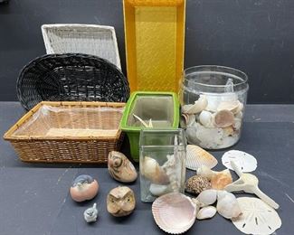 Baskets, Shells More