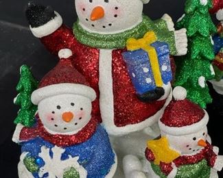 Christmas Figurines And Pin Explosion