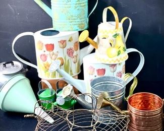 Cute Collection Of Decorative Watering Cans