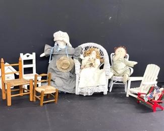 Doll Furniture Dolls