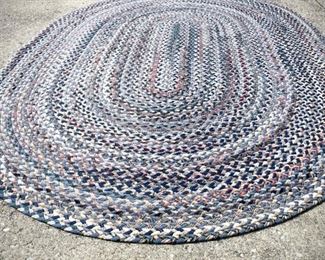 Ethan Allen Blue Rag Rug
