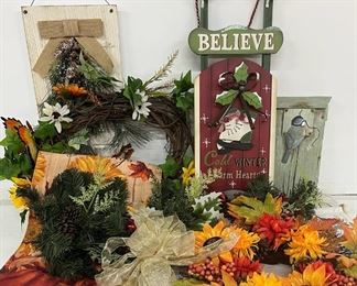 FallWinter Door Decor