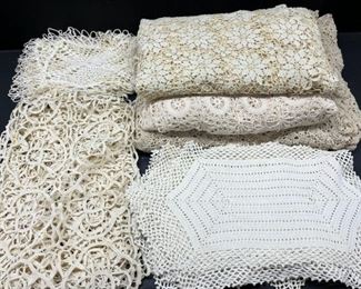 HandCrocheted Tablecloths, Placemats  Runners