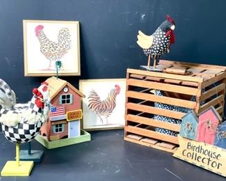 Handcrafted Rooster Lovers Collection