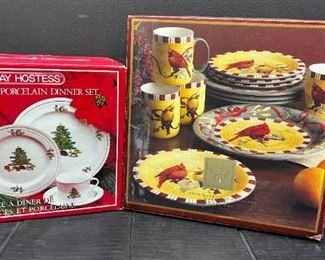 Holiday Dinnerware 2 Sets