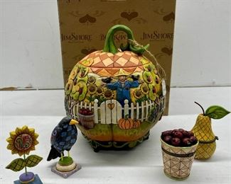 Jim Shore Pumpkin Cookie Jar